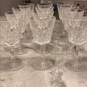12- Waterford Lismore Glasses